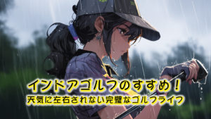 インドアゴルフのすすめ！天気に左右されない完璧なゴルフライフ