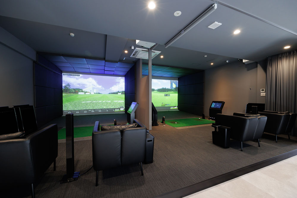 GENUINEGOLFインドアゴルフスクール打席