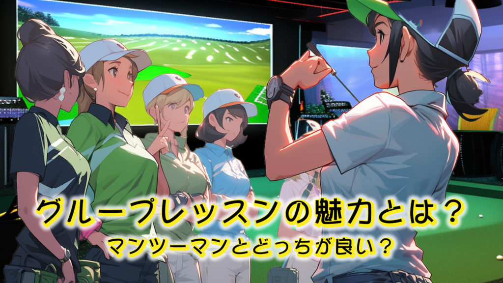 ゴルフのインドアグループレッスンの魅力とは？マンツーマンとどっちが良い？