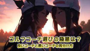 ゴルフコーチ選びの極意は？良いコーチと悪いコーチの見分け方