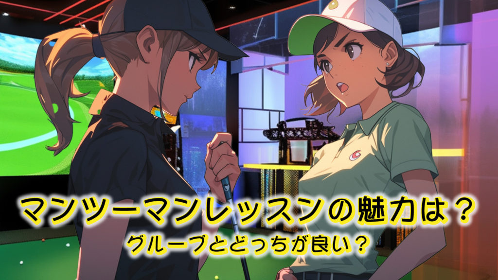 ゴルフのインドアマンツーマンレッスンの魅力とは？グループレッスンとどっちが良い？