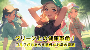 グリーン上の健康革命！ゴルフがもたらす意外な心身の恩恵