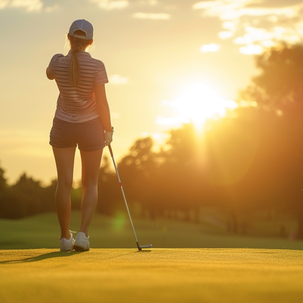 ゴルフ緊張ティーショット