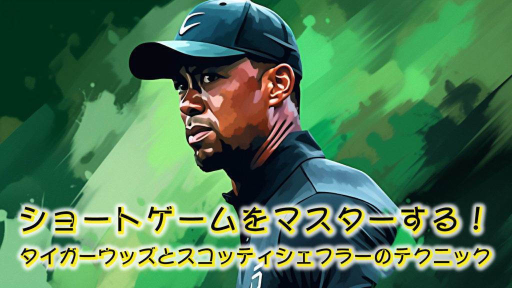 ショートゲームをマスターする！タイガーウッズとスコッティシェフラーのテクニック