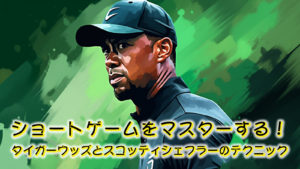 ショートゲームをマスターする！タイガーウッズとスコッティシェフラーのテクニック